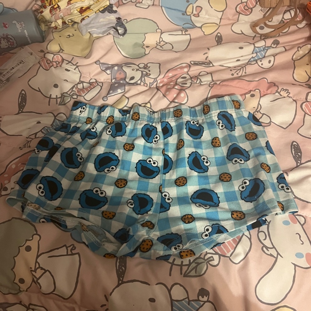 Cookie Monster pj shorts